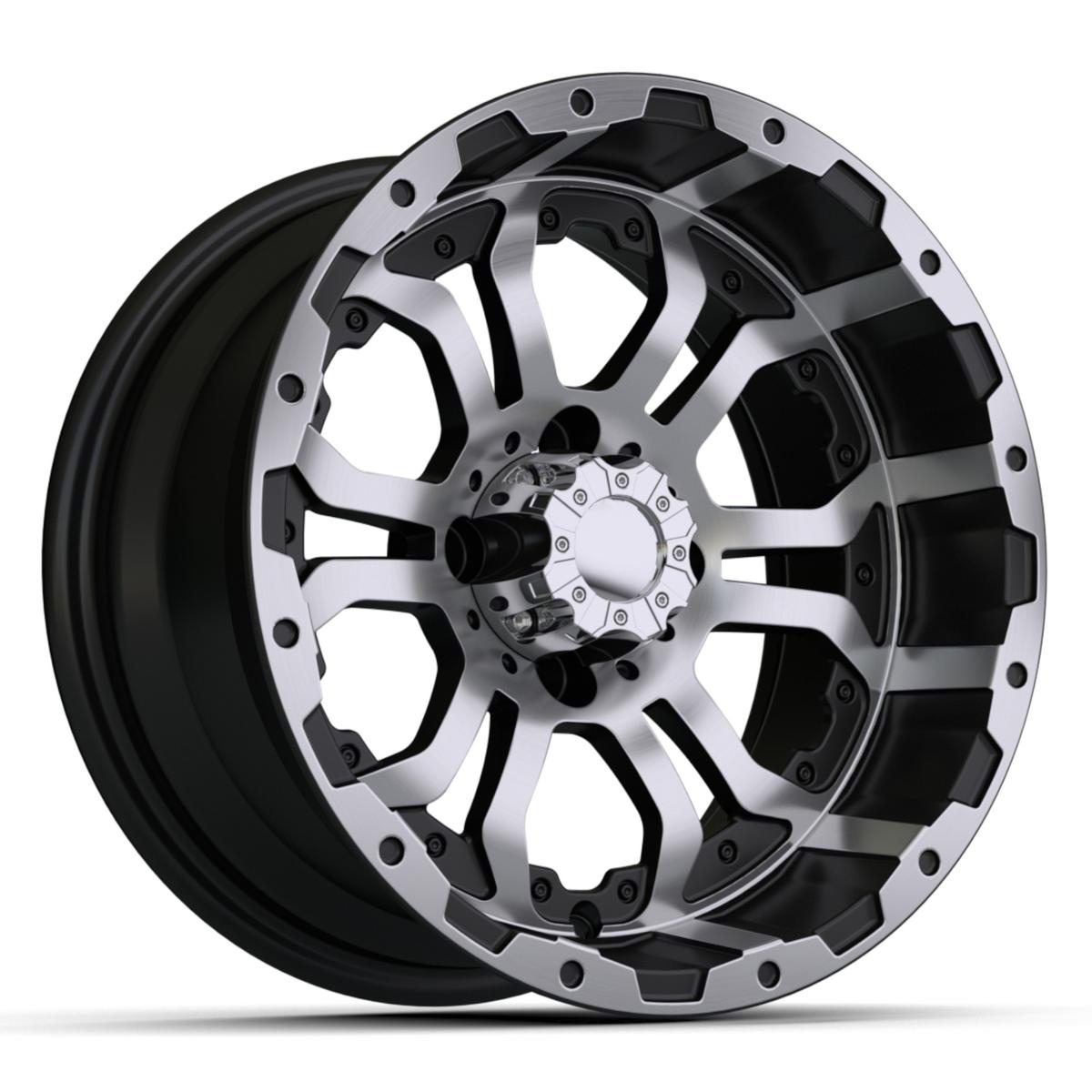 GTW Omega Machined and Black Wheel - 14 Inch