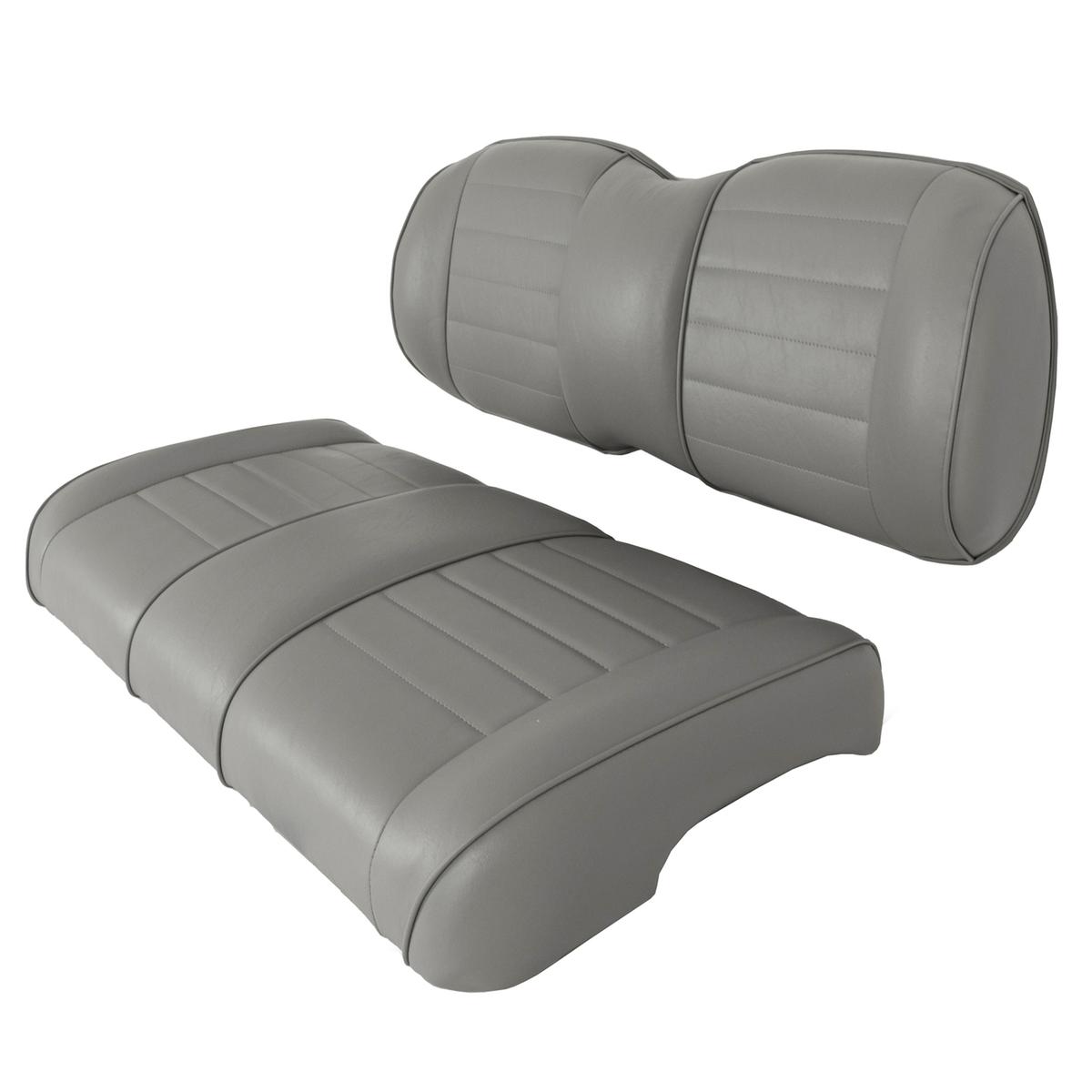 Premium OEM Style Front Replacement Gray Seat Assemblies for Club Car Precedent Onward Tempo