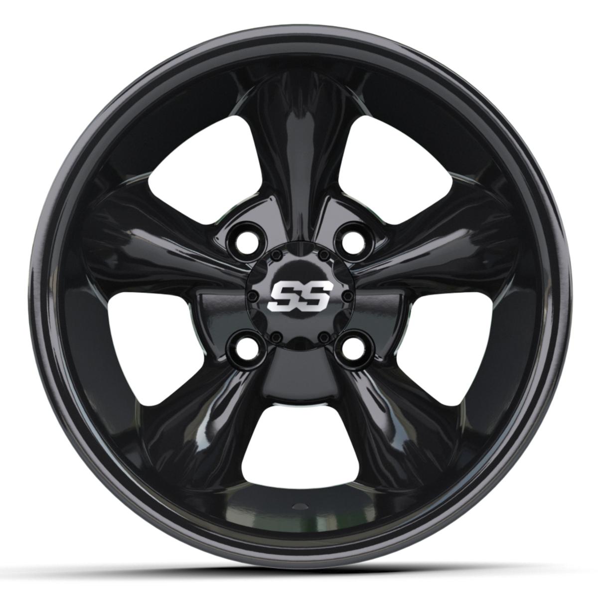 12&Prime; GTW&reg; Godfather Black Wheel