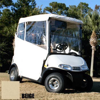 2008-Up EZGO RXV - Red Dot 3-Sided Beige Over-The-Top Soft Enclosure