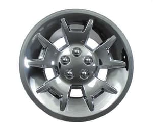 10&Prime; Silver Metallic Demon Wheel Cover