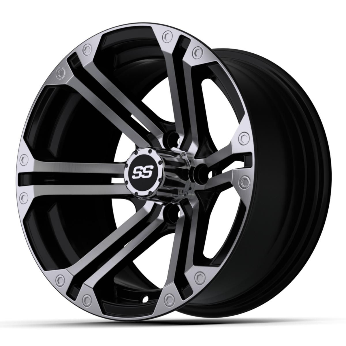 14&Prime; GTW&reg; Specter Black with Machined Accents Wheel