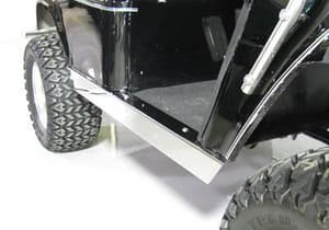 1994-13 EZGO Medalist-TXT - Stainless Steel Rocker Panels