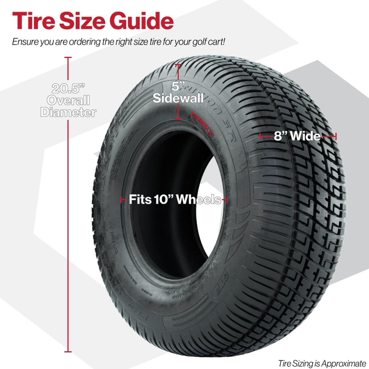 205/65-R10 GTW&reg; Fusion S/R Steel Belted Street Tires