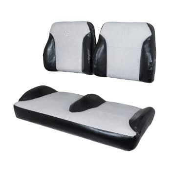 2000-Up Club Car DS - Suite Seats Black and Silver Seat