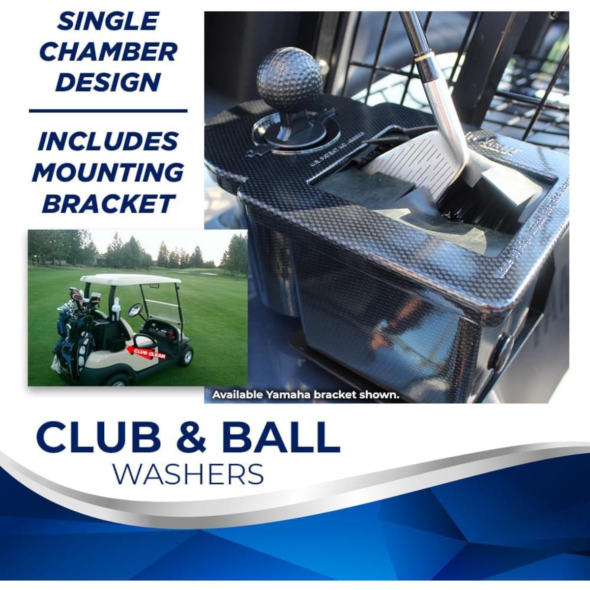 Carbon-Fiber Club Clean Club & Ball Washer (Universal Fit)