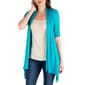 Womens 24/7 Comfort Apparel Loose Fit Half Sleeve Cardigan - image 1