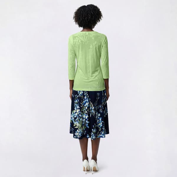 Womens Studio One Long Sleeve Floral Tie Jacket Dress