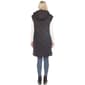 Womens White Mark Diamond Quilted Hooded Puffer Vest - image 3