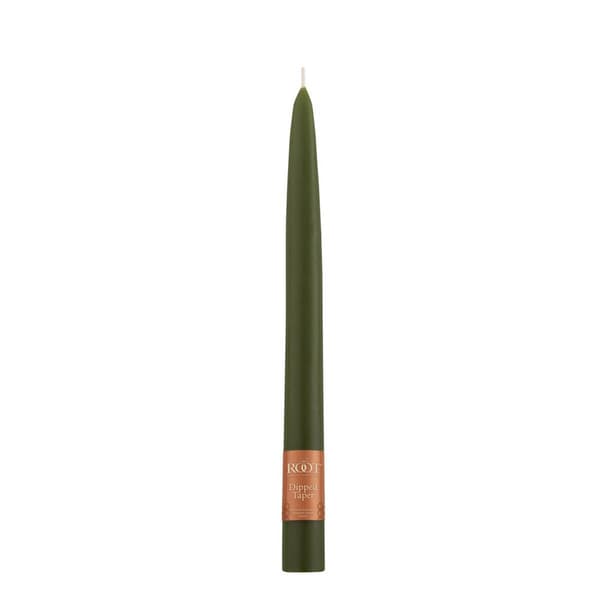 Root Candles 9x7/8in. Taper Candle - Dark Olive - image 