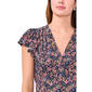 Womens MSK Flutter Cap Sleeve Floral Maxi Godet Dress - image 5
