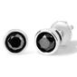 Haus of Brilliance Silver 4ctw. Black Diamond Stud Earrings - image 1