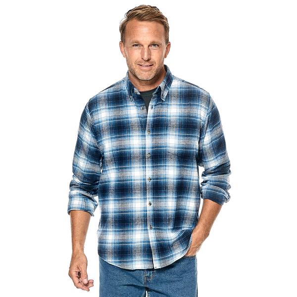 Mens Jackson Hole Flannel Shirt - Chambray Blue - image 