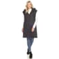 Womens White Mark Diamond Quilted Hooded Puffer Vest - image 1