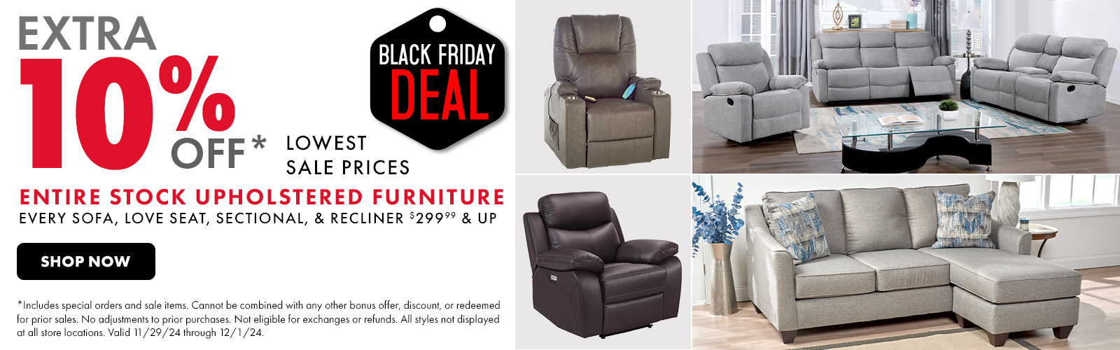 Extra 10% OFF Furniture