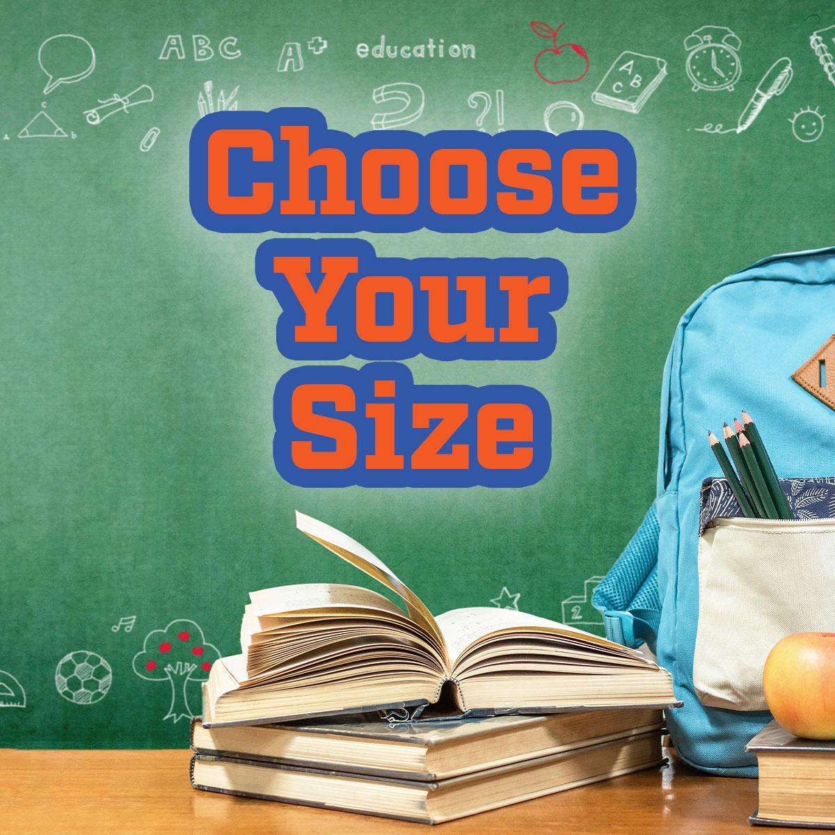 Choose Your Size