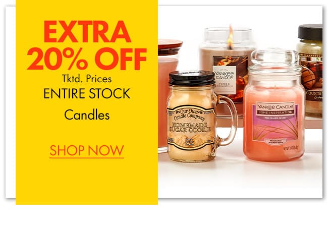 Extra 20% Off Candles