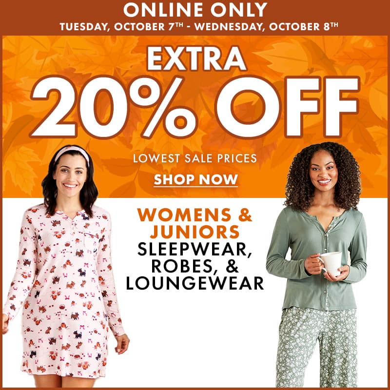 Extra 20% Off Womens PJs