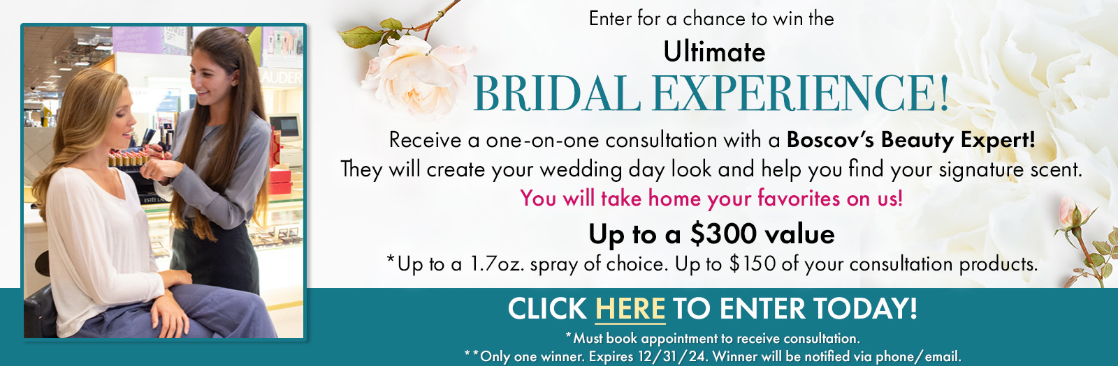 Win a Free Bridal Experience