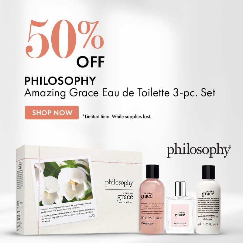 50% Off Philosophy Amazing Grace EDT Set