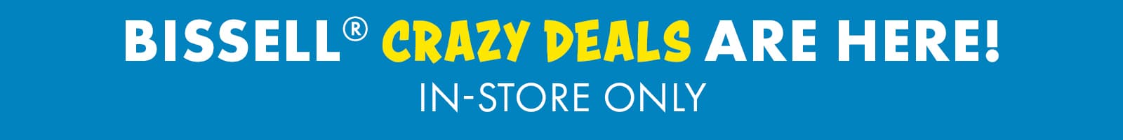 Bissell In-store Deals