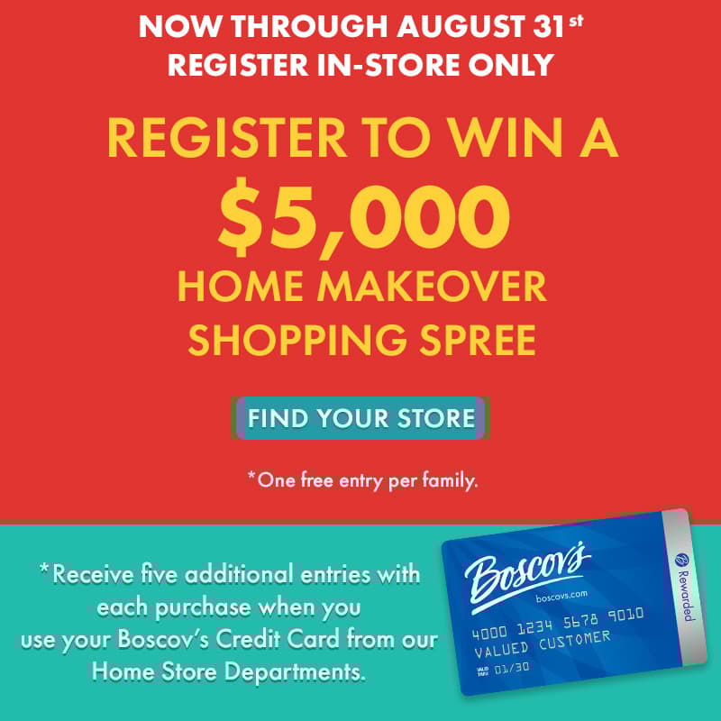 Home Giveaway In-Store Only