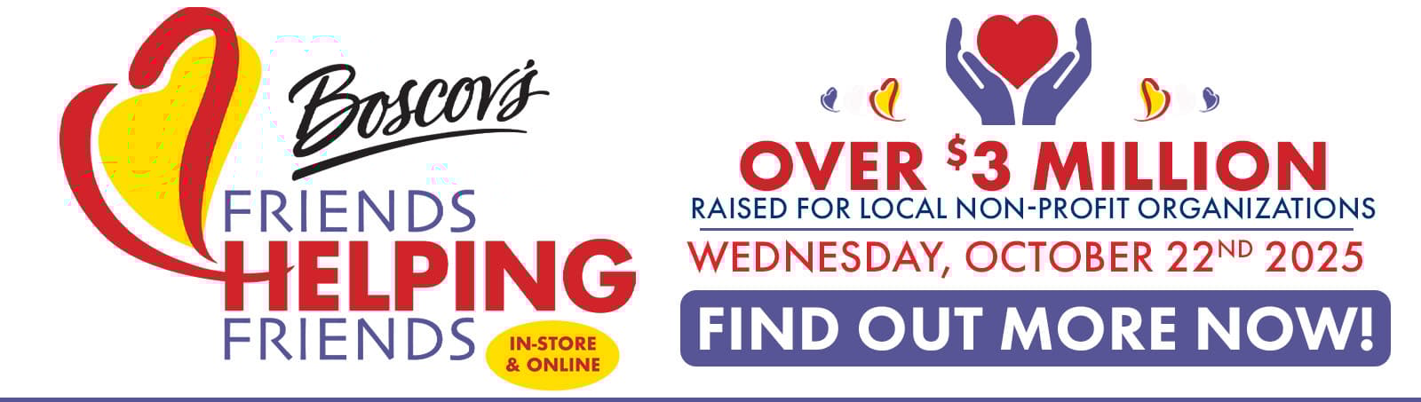 Register now for Friends Helping Friends