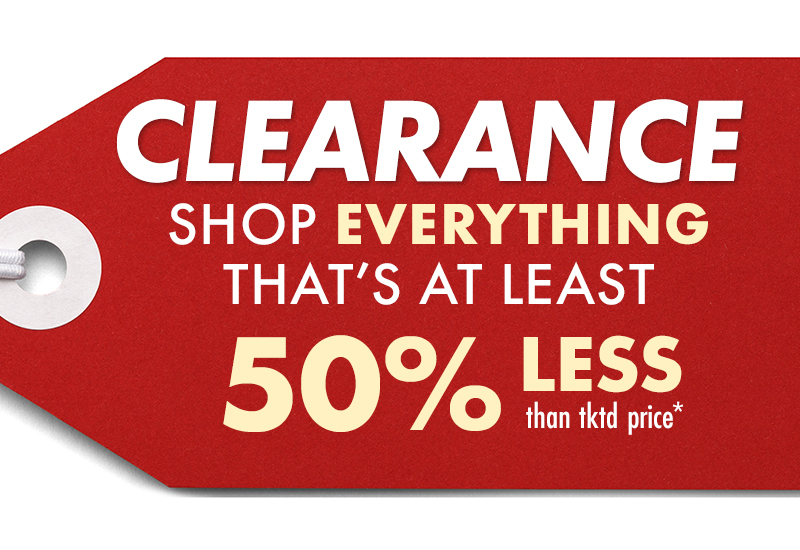 Shop All Clearance