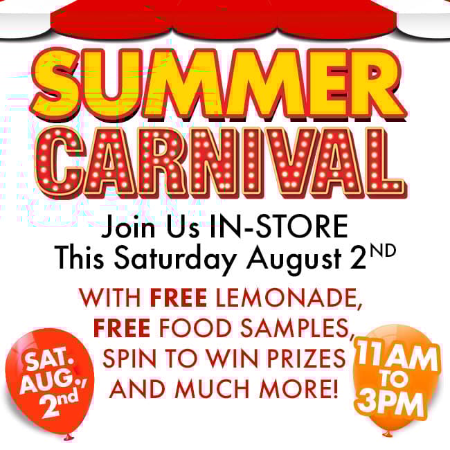 Summer Carnival In-store Only