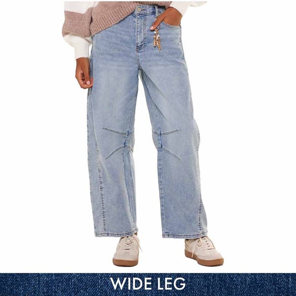 Shop Juniors Wide Leg Jeans