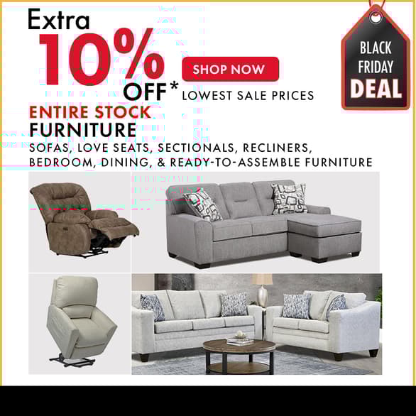 Extra 10% OFF Furniture