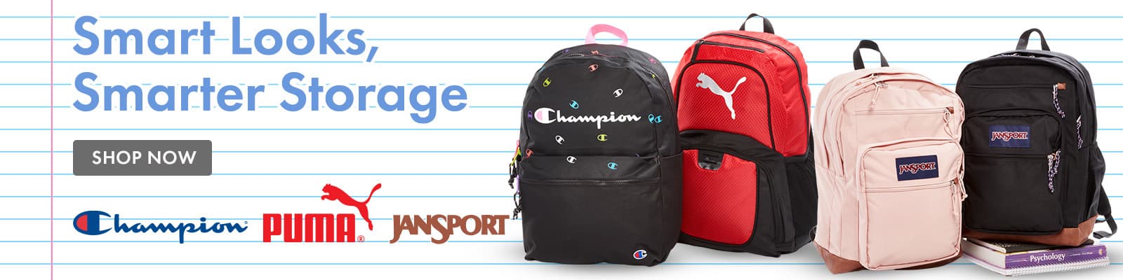 Smart Looks, Smarter Storage. Shop All Backpacks