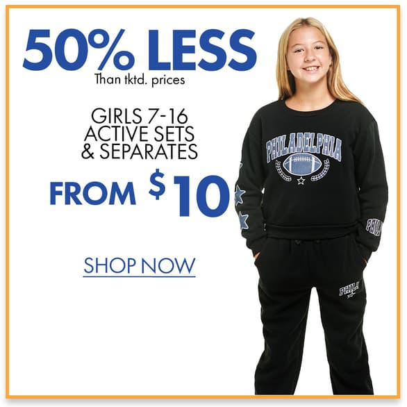 Girls 7-16 Active Sets & Separates