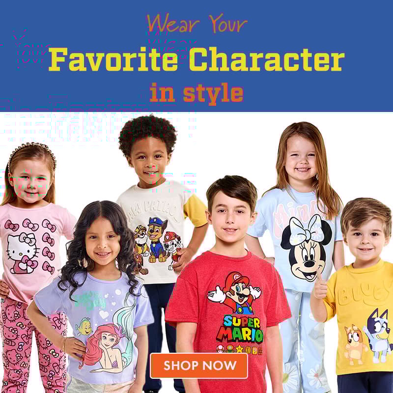 Wear Your Favorite Character in Style
Shop Now
