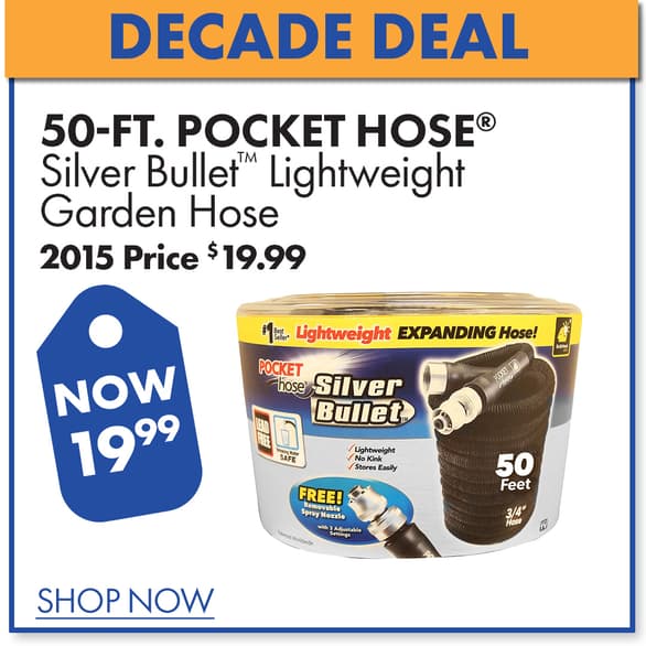 $19.99 50ft. Pocket Hose