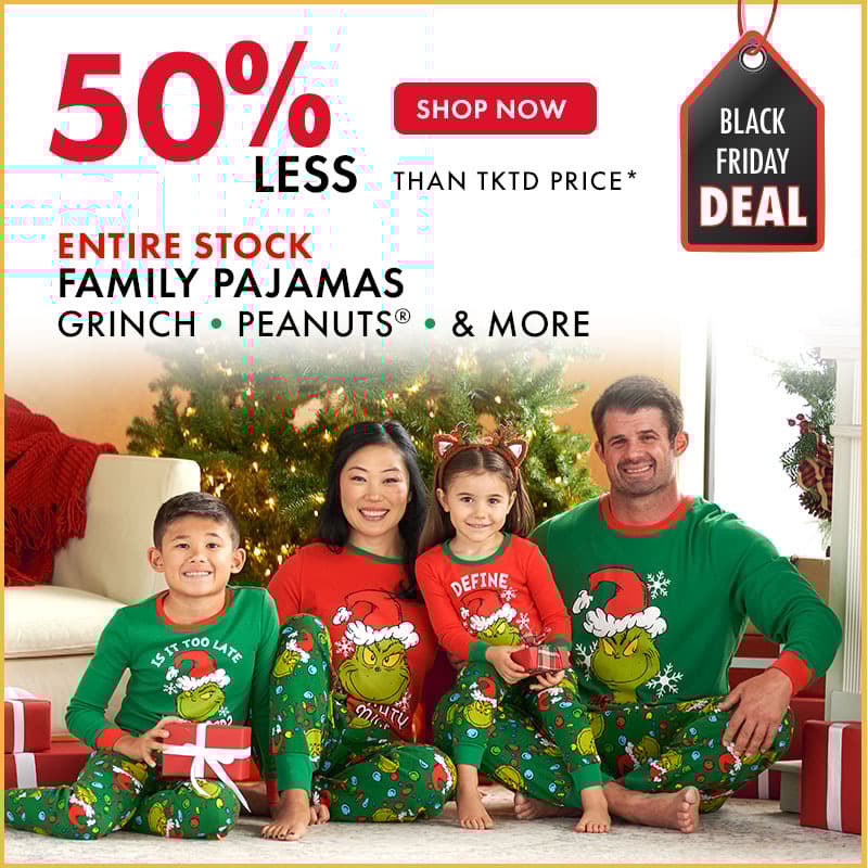 50% Less than.. Matching Family Pajamas