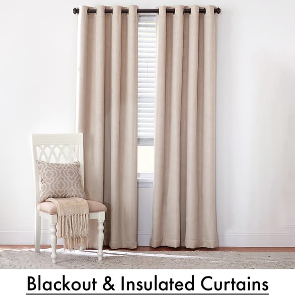 Twin Pleat Blackout Curtains Elizabeth Court, NW1