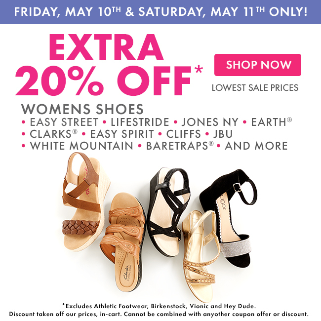 Extra 20% Off Womens Shoes