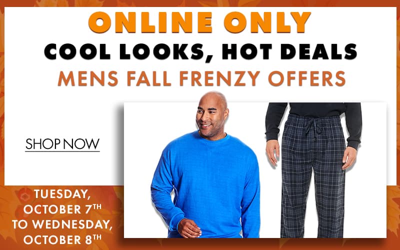 Mens Fall Frenzy Doorbusters
