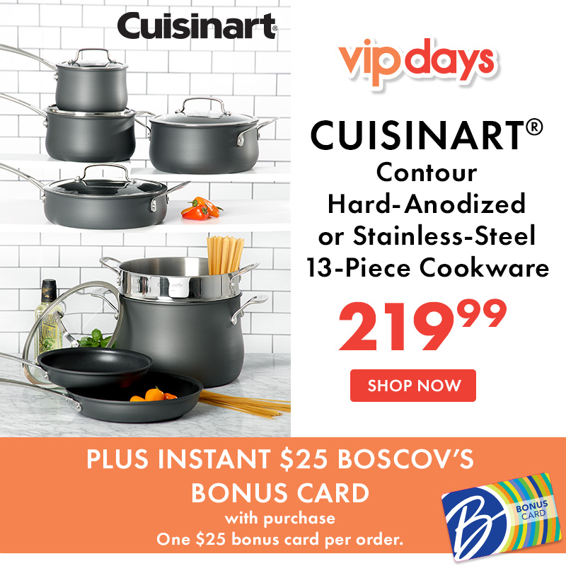 Get a Bonus Card with select Cuisinart Cookware sets