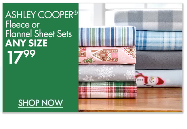 Fleece & Flannel Sheets