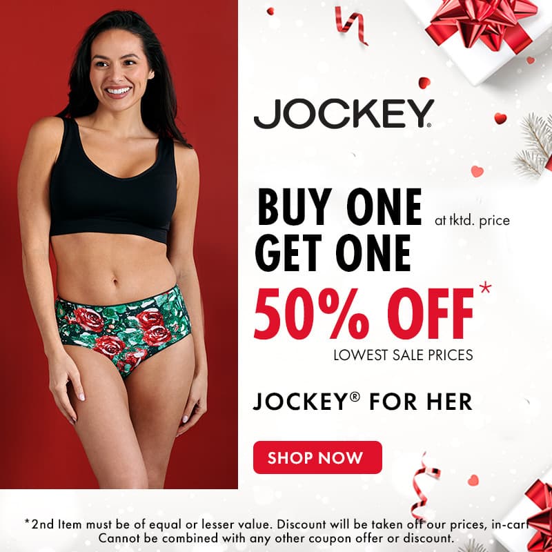 Buy One, Get One 50% Off Jockey for Her