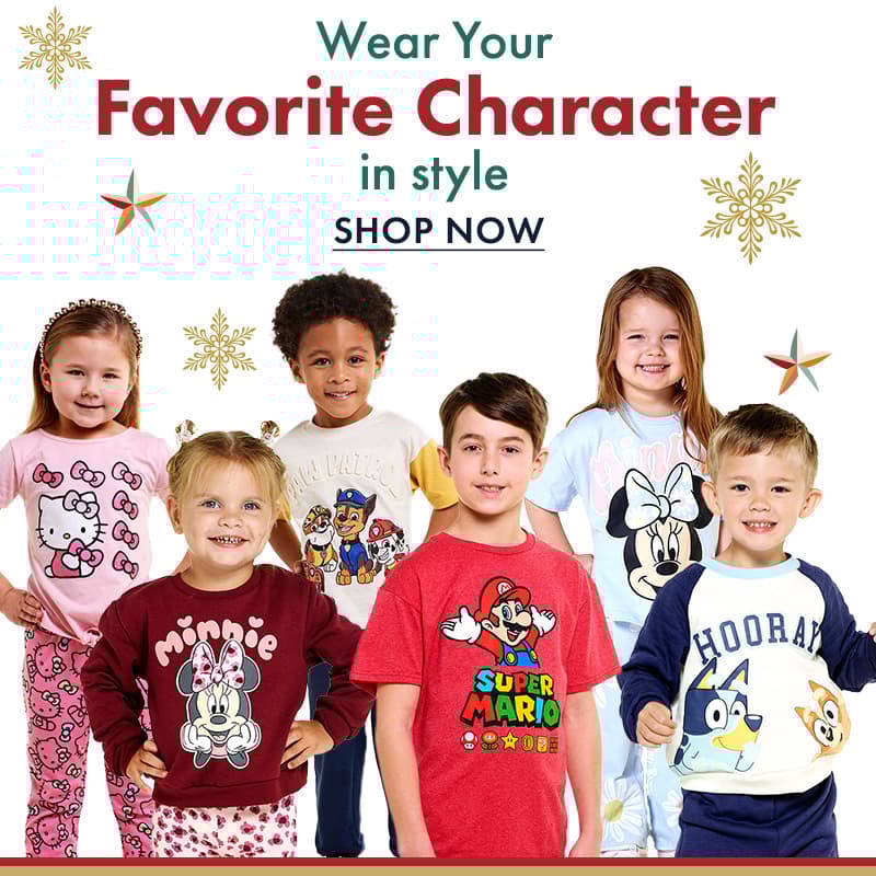 Wear Your Favorite Character in Style
Shop Now