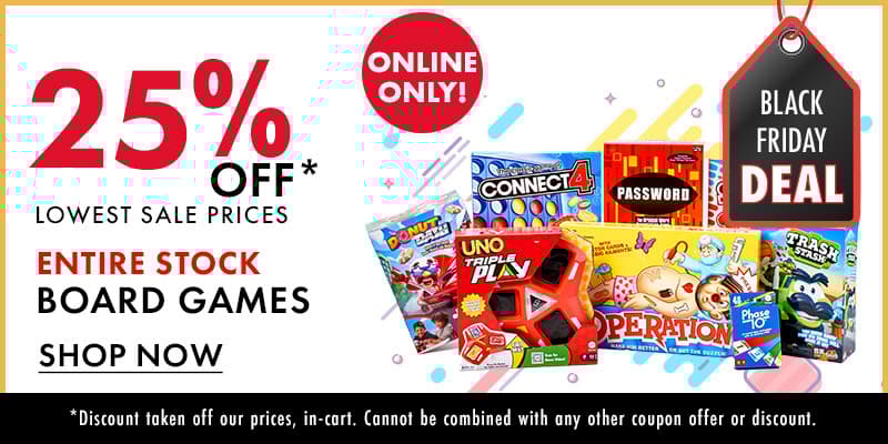 25% off Board Games 