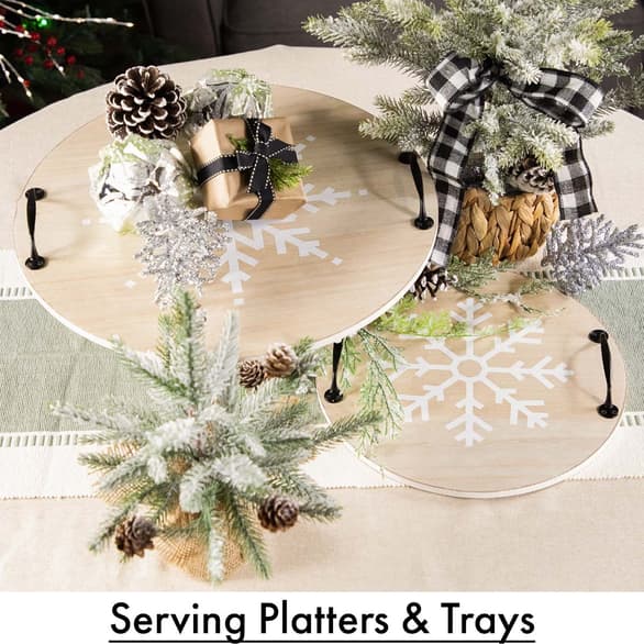 Shop Serving Platters and Trays