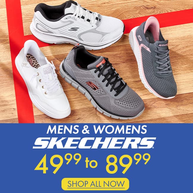 Mens & Womens Skechers $49.99-$59.99