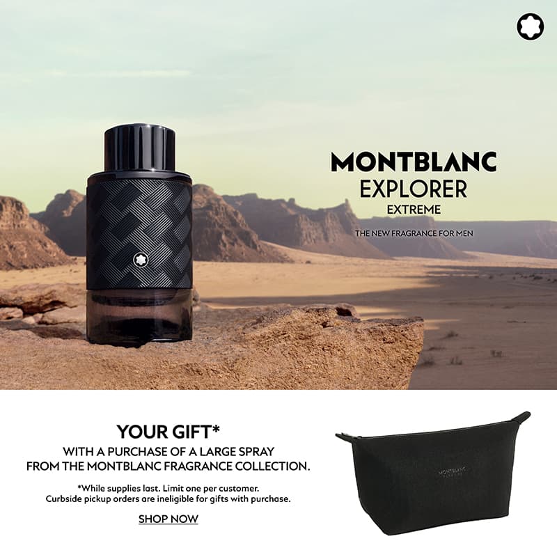 Your Gift with a large spray purchase from the Montblanc fragrance collection.