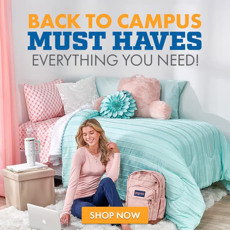 Forgot something for back to dorm? We have you covered!