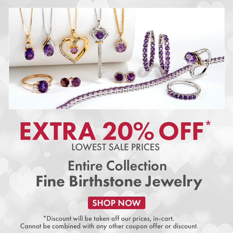 Extra 20% Off Fine Birthstone Jewelry