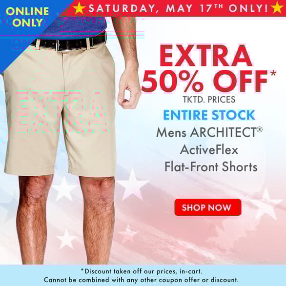 Extra 50% OFF Mens Architect Shorts